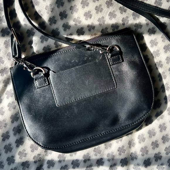 Lo & Sons Black Leather Waverly Convertible Bag Large - Picture 2 of 6